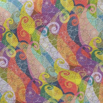 Colorful Flowers Midweight Cotton Poplin