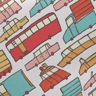 Transport Vehicle Midweight Cotton Poplin