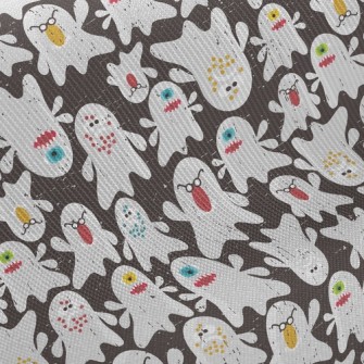 Funny Ghost Midweight Cotton Poplin