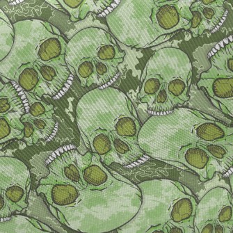 Spooky Skeleton Midweight Cotton Poplin