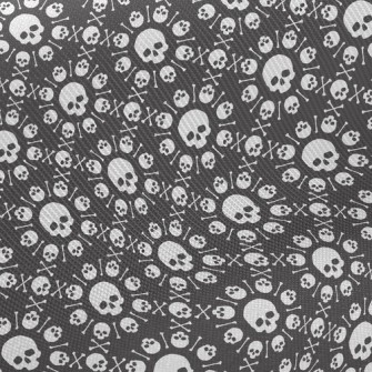 Radial Skull Midweight Cotton Poplin