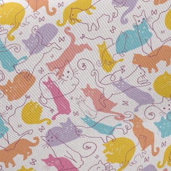 Snooze Cat Midweight Cotton Poplin