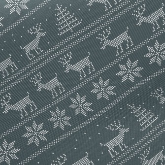 Christmas Moose Midweight Cotton Poplin