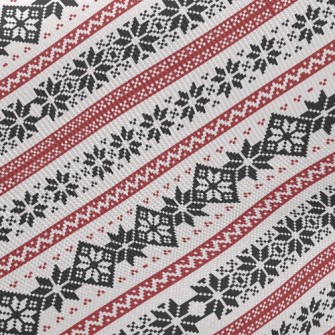 Snowflake Totem Midweight Cotton Poplin