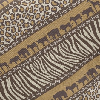 Animal Print Midweight Cotton Poplin