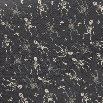Dancing Skeleton Midweight Cotton Poplin