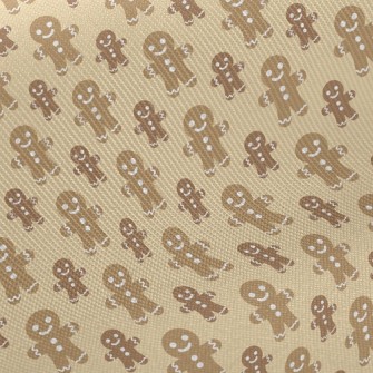 Gingerbread Man Midweight Cotton Poplin