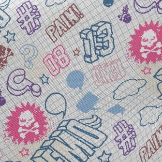Text Dialog Midweight Cotton Poplin