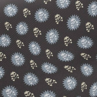 Exploding Skeleton Midweight Cotton Poplin