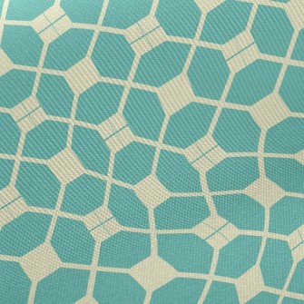 Large And Small Grid Connectio Midweight Cotton Poplin