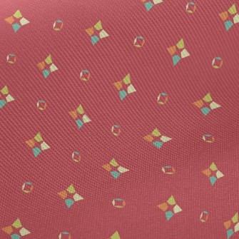 Nostalgic Colored Squares Midweight Cotton Poplin