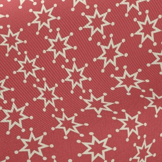 Graceful Seven-Pointed Star Midweight Cotton Poplin