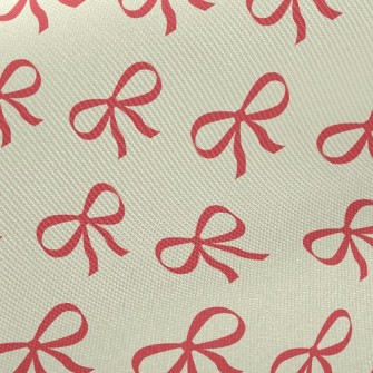 Cute Bow Midweight Cotton Poplin