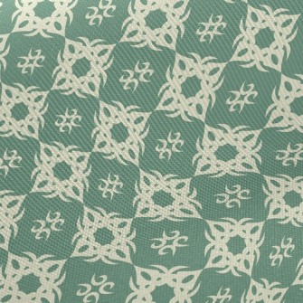 Retro Deformed Flower Midweight Cotton Poplin
