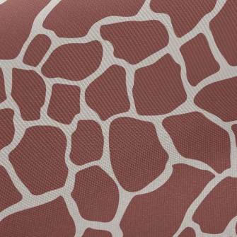 Nostalgic Giraffe Pattern Midweight Cotton Poplin
