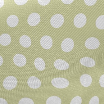 Simple White Dots Midweight Cotton Poplin