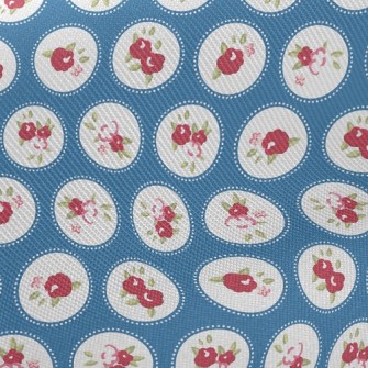 Small Ball Rose Midweight Cotton Poplin