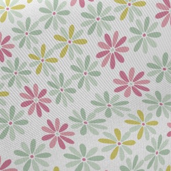 Temperament Tricolor Floret Midweight Cotton Poplin