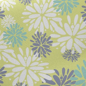 Three-Color Temperament Floral Midweight Cotton Poplin