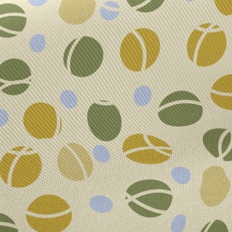 Colorful Lines Dots Midweight Cotton Poplin