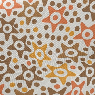 Intensive Dots Of Stars Midweight Cotton Poplin