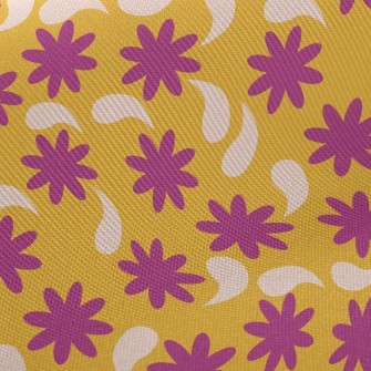 Cute Little Flower Braid Midweight Cotton Poplin