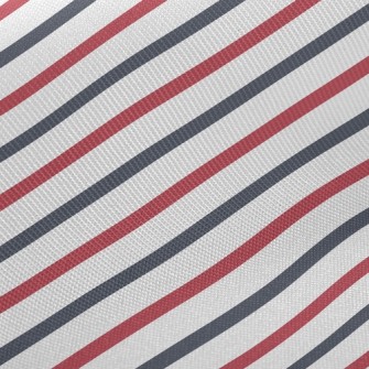Simple Two-Color Lines Midweight Cotton Poplin