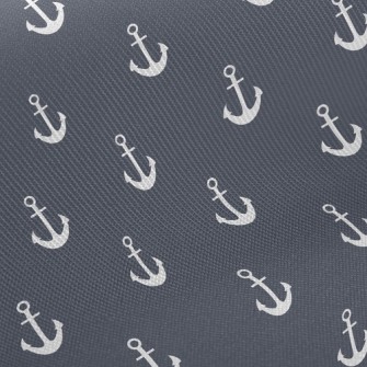 Plain Navy Midweight Cotton Poplin
