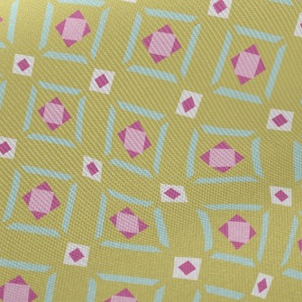 Colorful Cubes Midweight Cotton Poplin