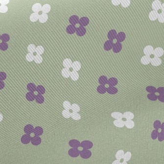 Temperament Two-Color Floret Midweight Cotton Poplin