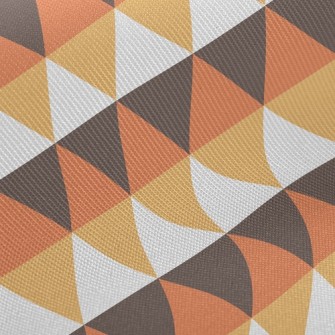 Four Color Mosaic Rhombus Midweight Cotton Poplin