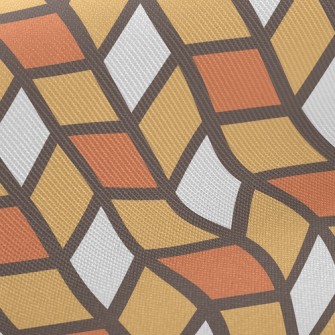 Mosaic Waves Midweight Cotton Poplin