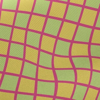 Two-Color Stitching Diamond Midweight Cotton Poplin