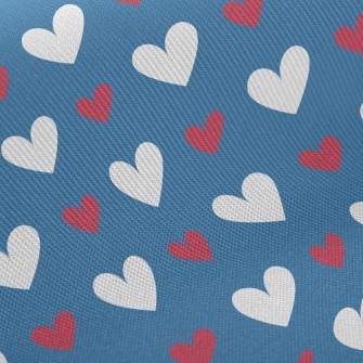 Fashion Two-Color Heart Midweight Cotton Poplin