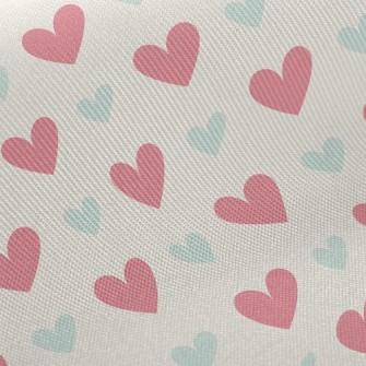 Cute Heart Midweight Cotton Poplin