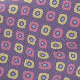 Two-Color Square With Dots Midweight Cotton Poplin