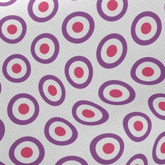 Empty Dot Circle Midweight Cotton Poplin