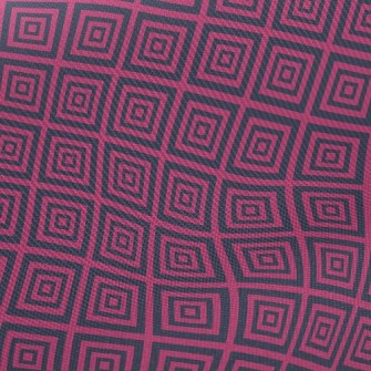 Pink Black Line Square Midweight Cotton Poplin