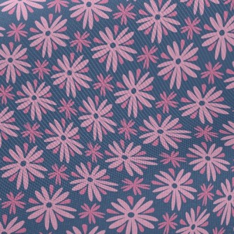 Playful Pink Flower Midweight Cotton Poplin