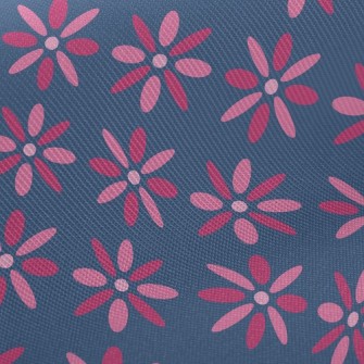 Playful Big Pink Flower Midweight Cotton Poplin