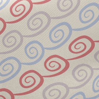 Tricolor Cirrus Clouds Midweight Cotton Poplin