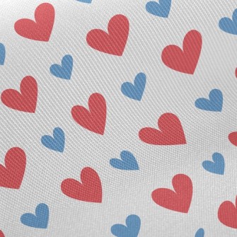 Lively Two-Color Love Midweight Cotton Poplin