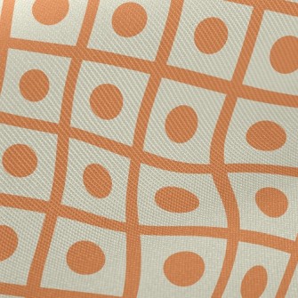 Round Dots Squares Midweight Cotton Poplin