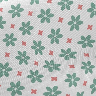 Flower Cross Midweight Cotton Poplin