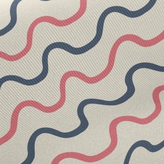 Two-Color Wave Midweight Cotton Poplin