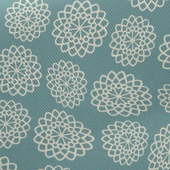 Gorgeous Coil Flowers Midweight Cotton Poplin