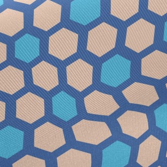 Honeycomb Hexagonal Midweight Cotton Poplin