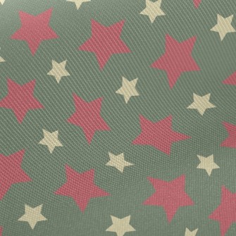 Fashion Two-Color Star Midweight Cotton Poplin