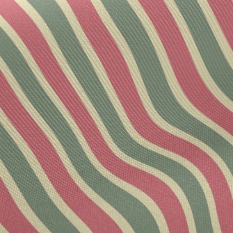 Christmas Straight Stripes Midweight Cotton Poplin