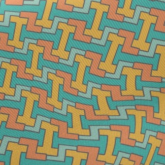 Psychedelic Hose Connections Midweight Cotton Poplin